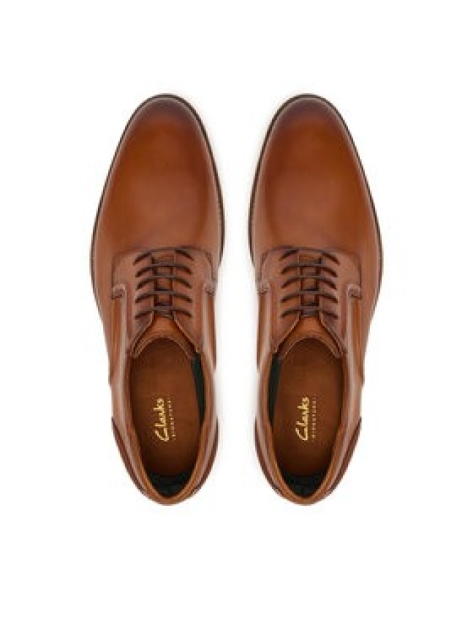 Clarks Półbuty CraftRemi Lace 26186389 Brązowy
