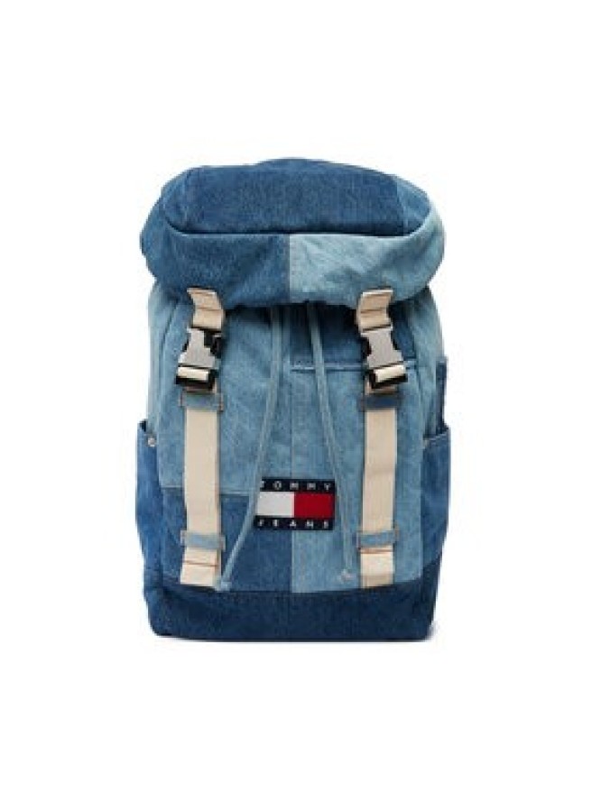 Tommy Jeans Plecak Tjm Denim Patchwork Backpack AM0AM14268 Niebieski