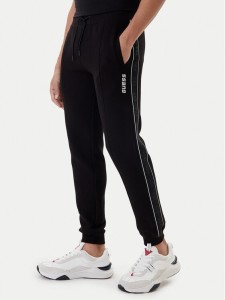Guess Spodnie dresowe Mickey Z2YB09 KB3P2 Czarny Regular Fit