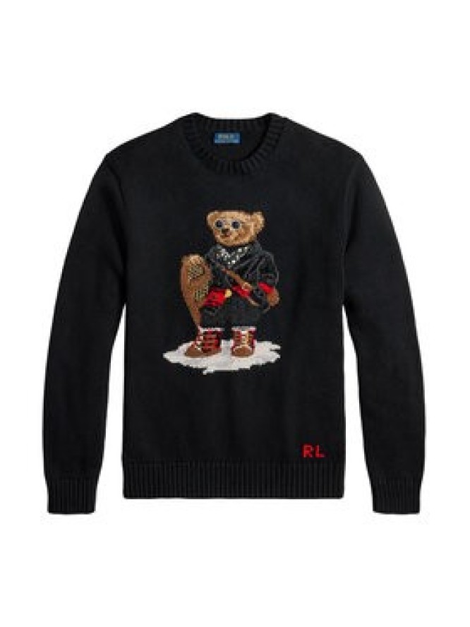 Polo Ralph Lauren Sweter 710982140001 Czarny Regular Fit