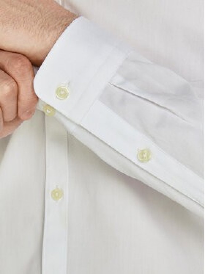 Jack & Jones Koszula 12201905 Biały Slim Fit