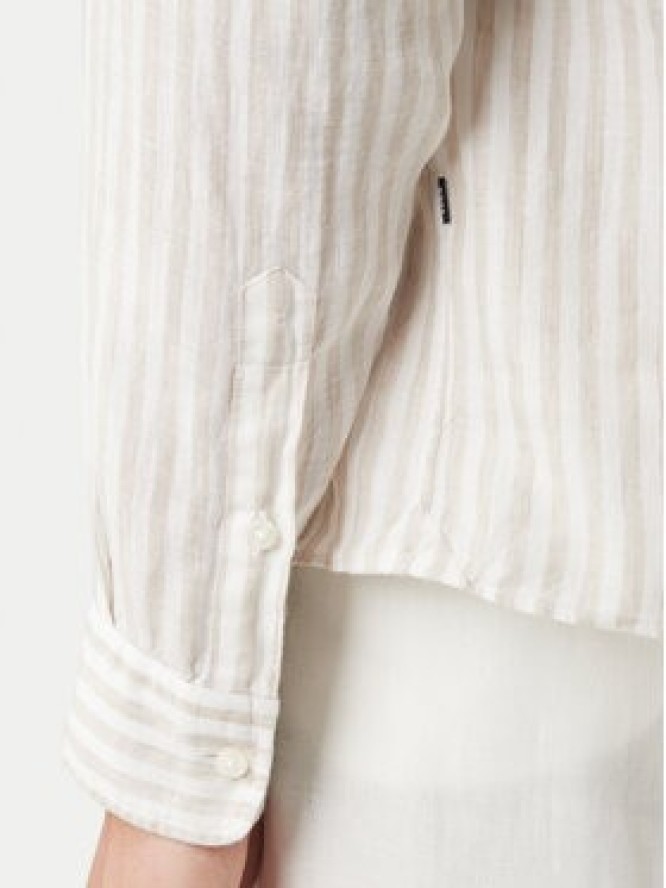 BOSS Koszula H-Liam 50560595 Beżowy Regular Fit