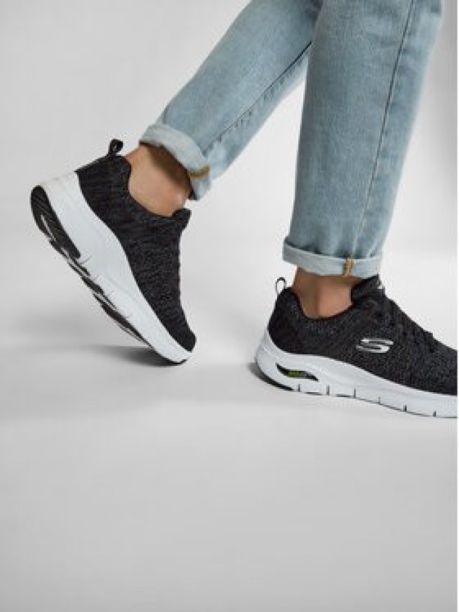 Skechers Sneakersy Paradyme 232041/BKW Czarny