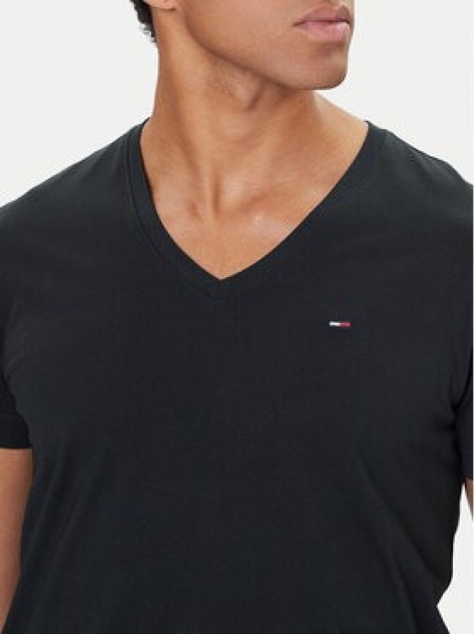 Tommy Jeans T-Shirt DM0DM04410 Czarny Regular Fit