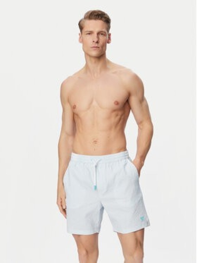 Guess Szorty kąpielowe F6GT11 WN342 Niebieski jasny Regular Fit