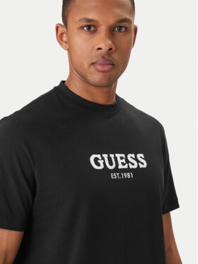 Guess T-Shirt M6GI16 K3032 Czarny Regular Fit