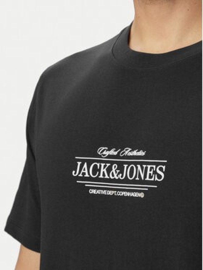 Jack & Jones T-Shirt Cassis 12295049 Czarny Regular Fit