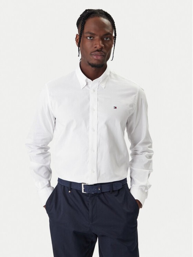 Tommy Hilfiger Koszula MW0MW40529 Biały Regular Fit
