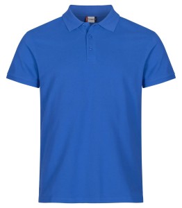 clique Heavy Premium Polo z czesanego bawełnianego – solidne wykonanie – royal