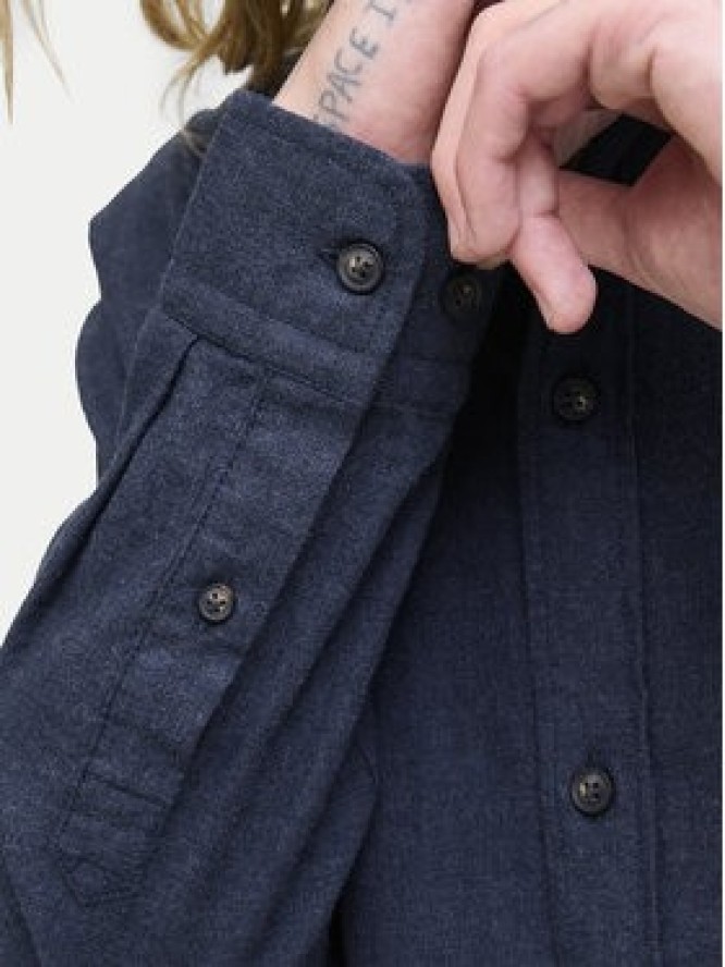 Jack & Jones Koszula Classic Melange 12278416 Granatowy Regular Fit