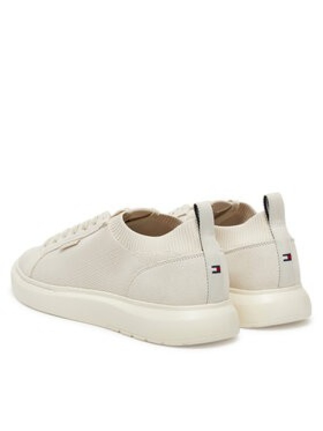 Tommy Hilfiger Sneakersy Light Cupsole Knit Seasonal FM0FM05403 Beżowy