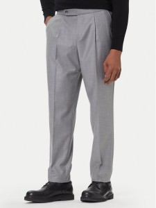 BOSS Chinosy C-Perino 50551829 Szary Tapered Fit