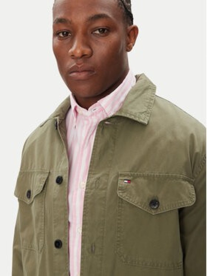 Tommy Hilfiger Kurtka przejściowa MW0MW39634 Zielony Regular Fit