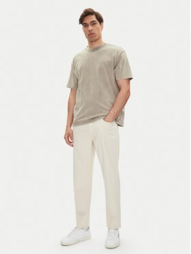 Mustang Jeansy Denver 1016435 Écru Tapered Fit