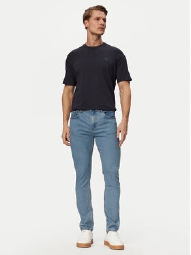 Guess Jeans Jeansy M6RA0F D6324 Niebieski jasny Skinny Fit