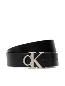 Calvin Klein Pasek Ck Buckle Tumbled 35Mm Adj/Rev LV04D7049G Czarny