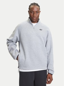 adidas Bluza adicolor Spacer Drill JX1508 Szary Loose Fit