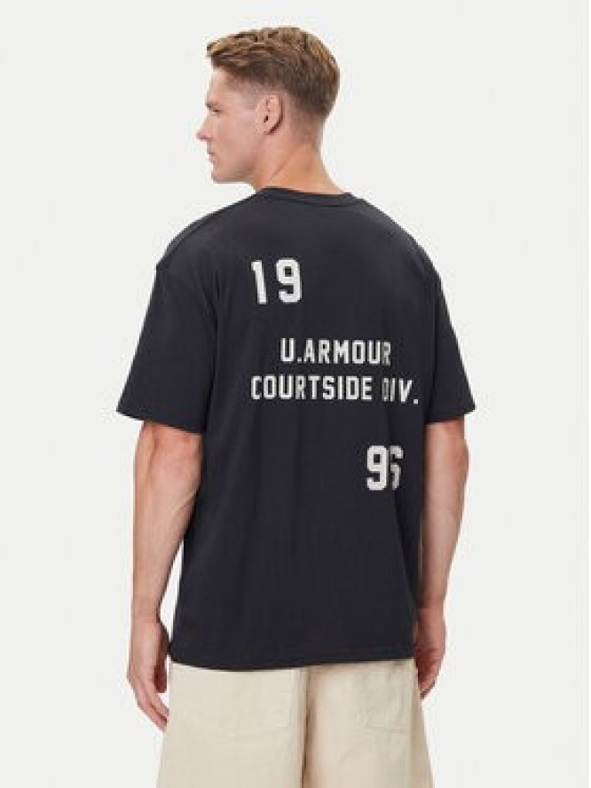 Under Armour T-Shirt Hoops Courtside 6003686 Czarny Oversize