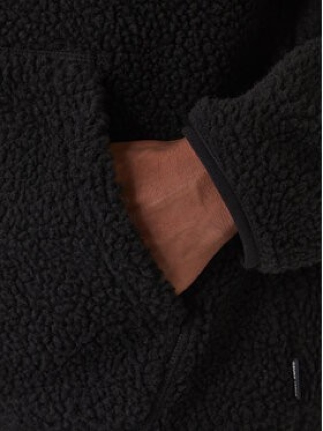 Jack & Jones Bluza Flare Teddy 12285678 Czarny Relaxed Fit