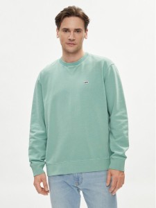 Lee Bluza Plain 112349100 Zielony Regular Fit