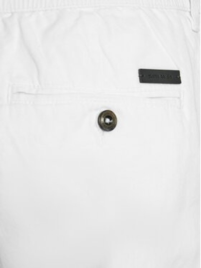 Pierre Cardin Szorty materiałowe C3 34770/000/5002 Écru Regular Fit