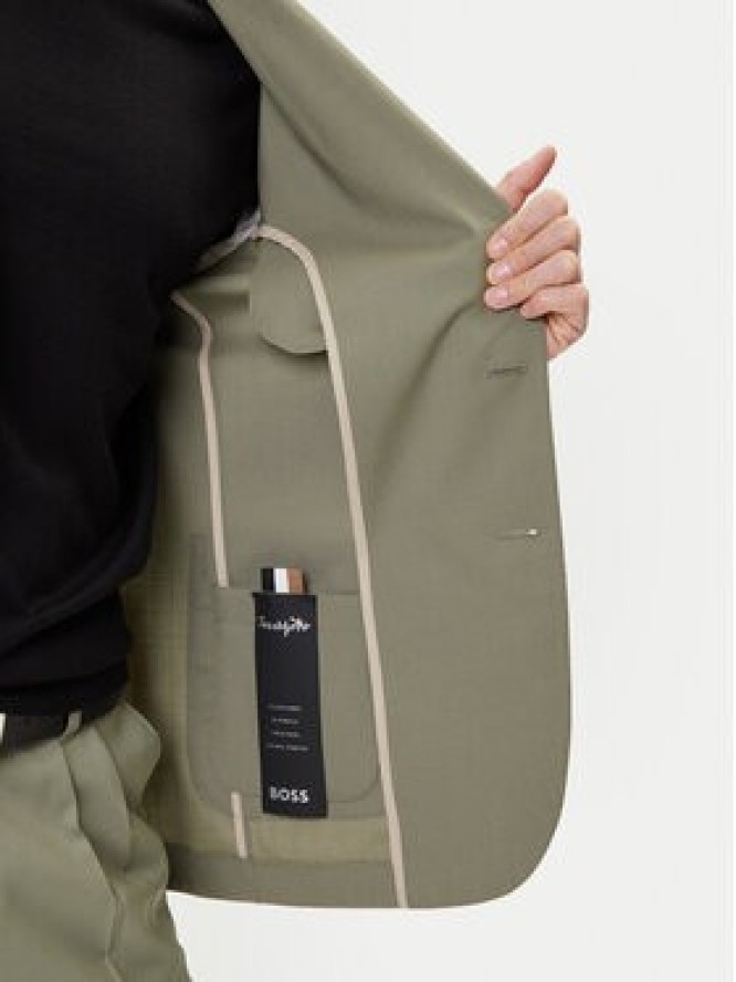 BOSS Marynarka C-Hanry 50545800 Zielony Slim Fit