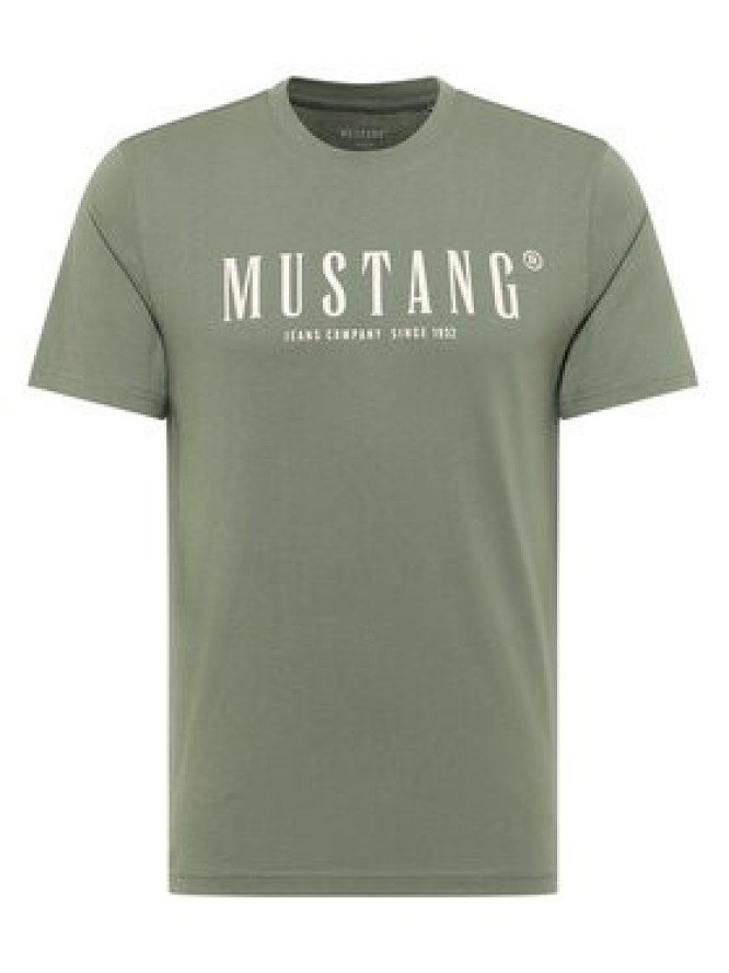 Mustang T-Shirt Austin 1016853 Zielony Regular Fit