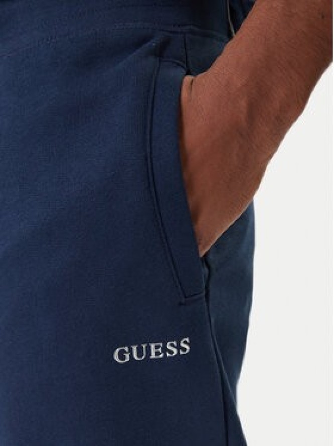 Guess Spodnie dresowe Z6RB12 KAIJ1 Granatowy Regular Fit