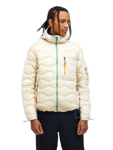 Kurtka Peak Performance puchowa męska Helium Utility Down Hood beżowa - XXL