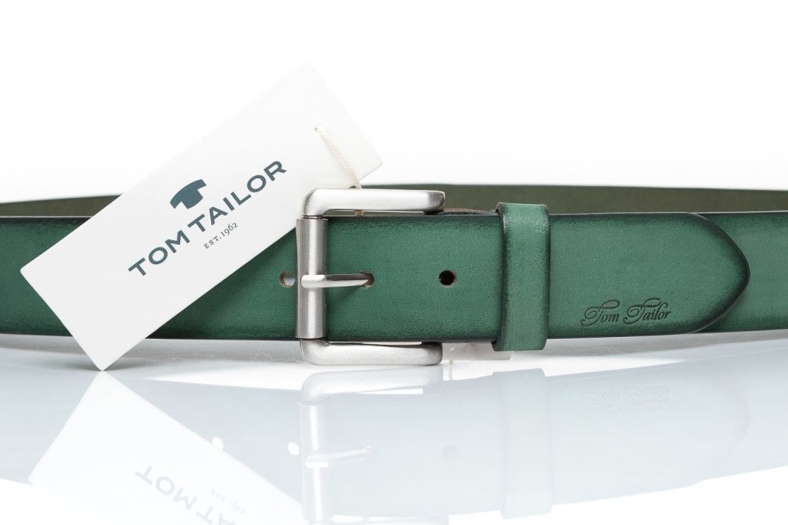 TOM TAILOR PASEK SKÓRZANY SOPO-TT376 571 40mm Ledergürtel RO2689
