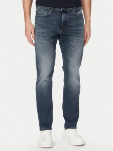 BOSS Jeansy Delaware-1 50559918 Granatowy Skinny Fit