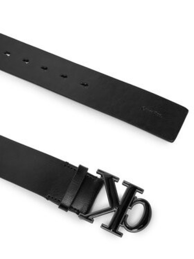 Calvin Klein Pasek Ck Enamel Buckle 40Mm LV04D7150G Czarny