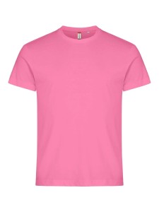 clique Basic-T T-shirt męski dopasowany bawełna bright pink