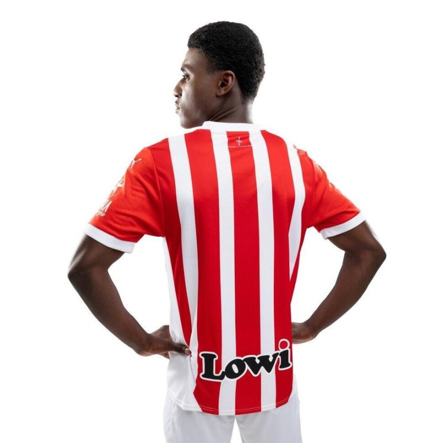 Oficjalna koszulka piłkarska Puma dla dorosłych Real Sporting de Gijón Footba