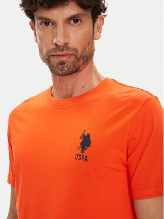 U.S. Polo Assn. T-Shirt MUP3311 Pomarańczowy Slim Fit