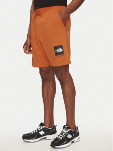 The North Face Szorty sportowe Nse Box NF0A8C1J Brązowy Regular Fit