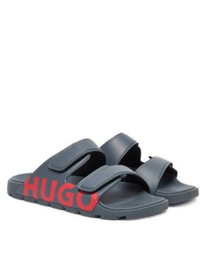 HUGO Klapki Evander 50542042 Szary