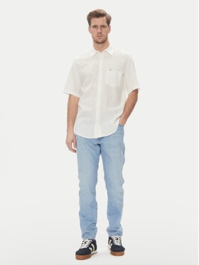 Wrangler Koszula 1 Pkt 112362728 Biały Regular Fit