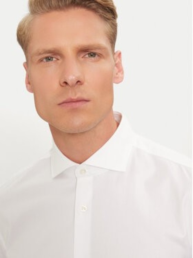 Boss Koszula 50491976 Biały Slim Fit