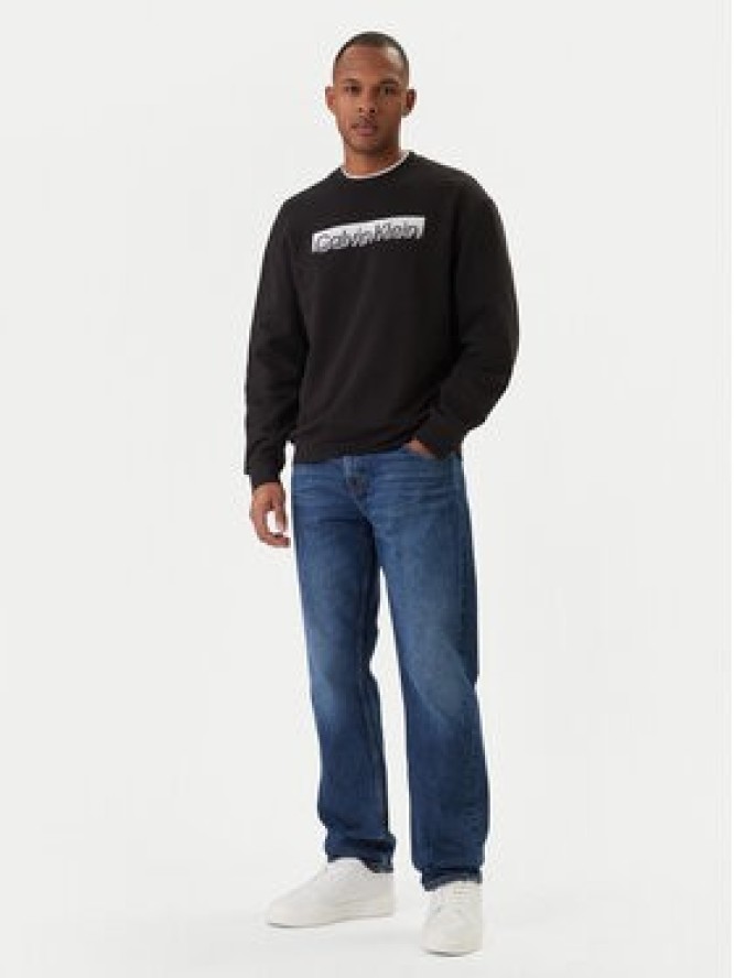 Calvin Klein Bluza Eu Sportswear Graphic LV04LF231G Czarny Regular Fit