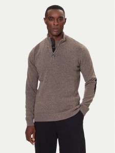 Barbour Sweter Holden MKN0837OL76 Zielony Regular Fit