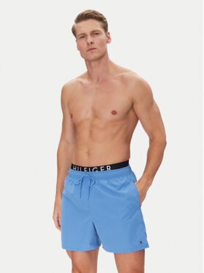 Tommy Hilfiger Szorty kąpielowe UM0UM03489 Niebieski Regular Fit