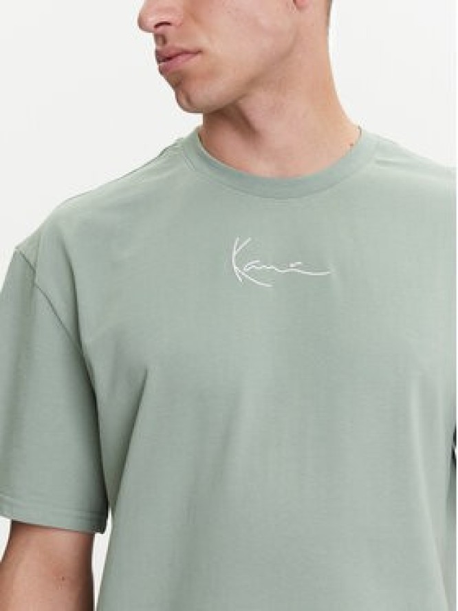 Karl Kani T-Shirt Small Signature Essential PD00008142 Zielony Relaxed Fit