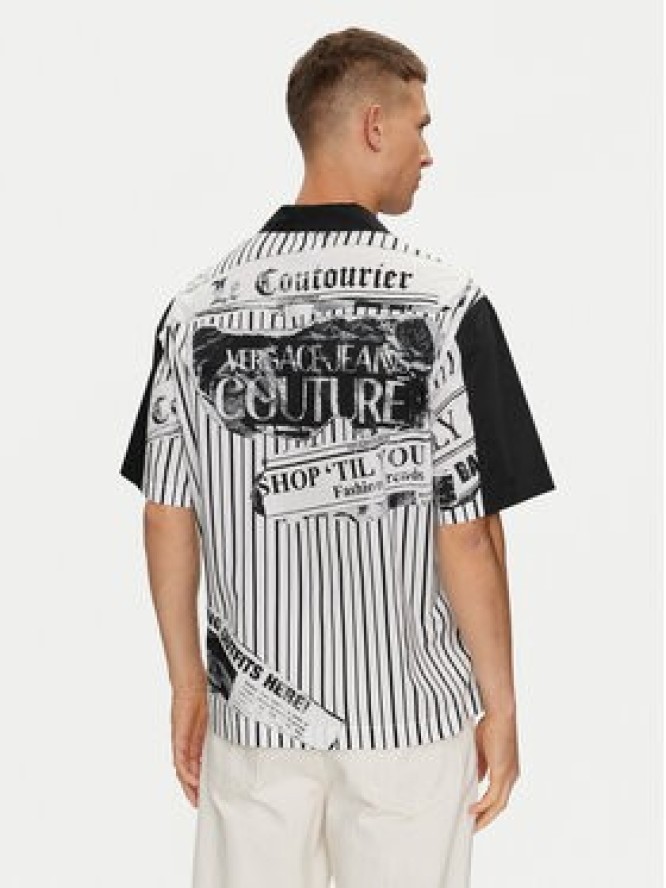 Versace Jeans Couture Koszula 76GAL202 Czarny Relaxed Fit