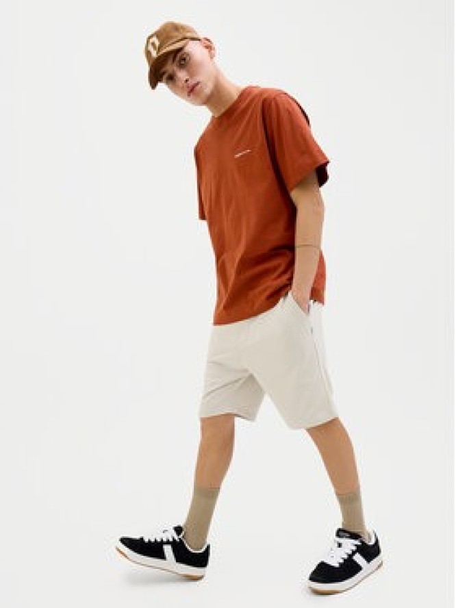 Jack & Jones Szorty sportowe Gordon 12249285 Beżowy Regular Fit