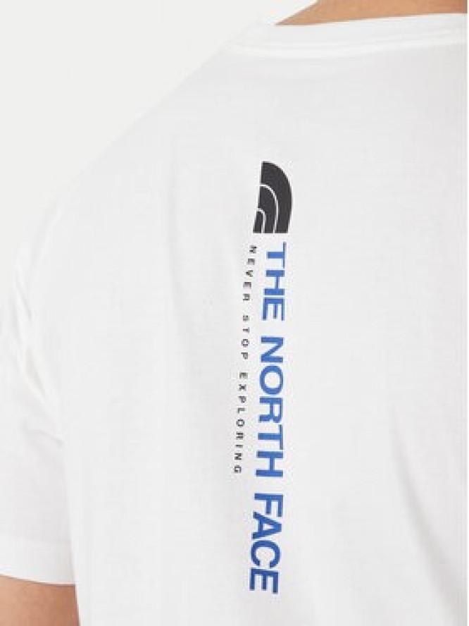 The North Face T-Shirt Vertical NF0A8GV1 Biały Regular Fit