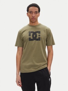 DC Shoes T-Shirt ADYZT05373 Zielony Heritage Fit
