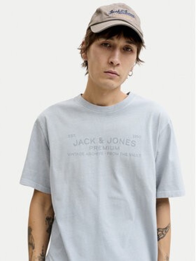 Jack & Jones T-Shirt Blucaleb 12293014 Błękitny Regular Fit