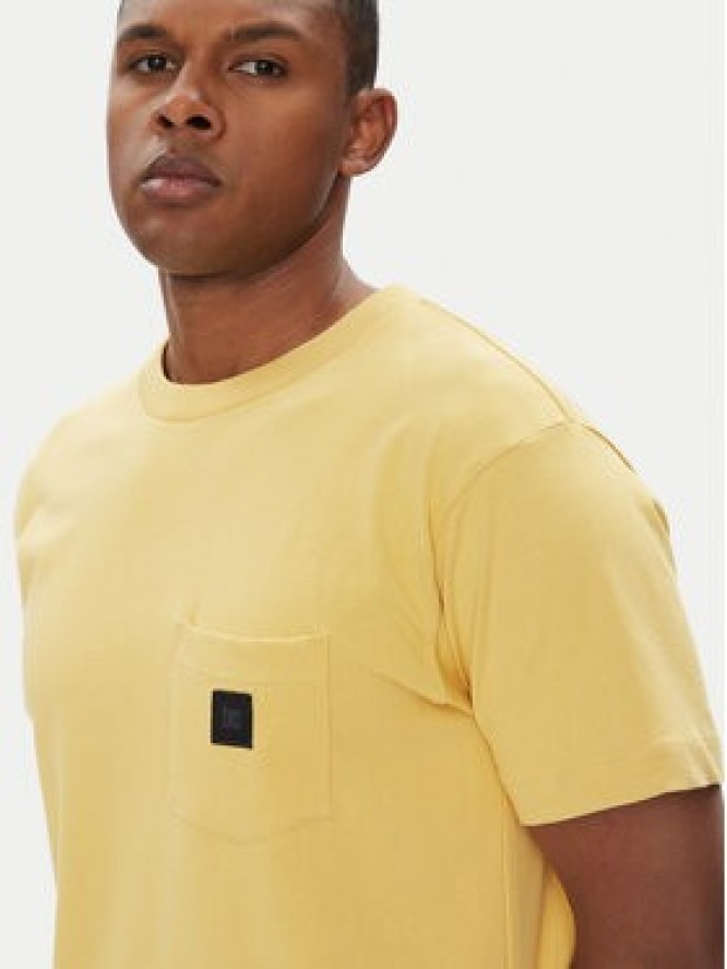 DC Shoes T-Shirt ADYKT03246 Żółty Regular Fit
