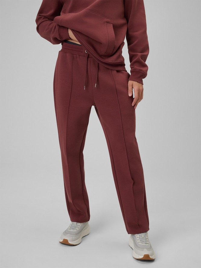 4F Spodnie dresowe męskie - burgundowe S